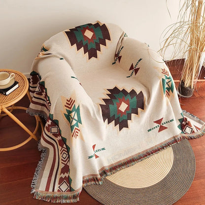 Aztec Blanket Throw Blanket