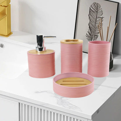 4 Pieces Bathroom Accessories-Soap Dispenser