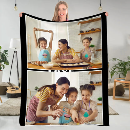 Custom Flannel Throw Blanket