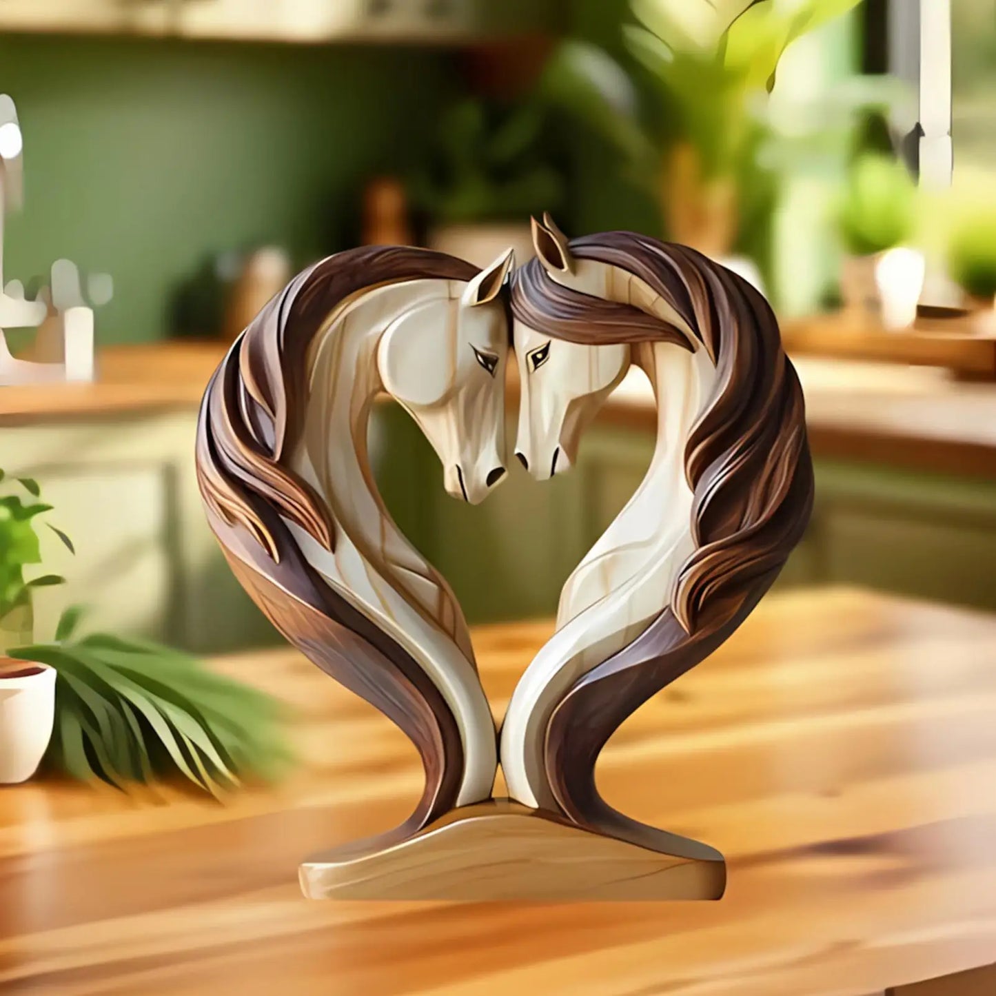 Decorative Wooden Horse Decor
