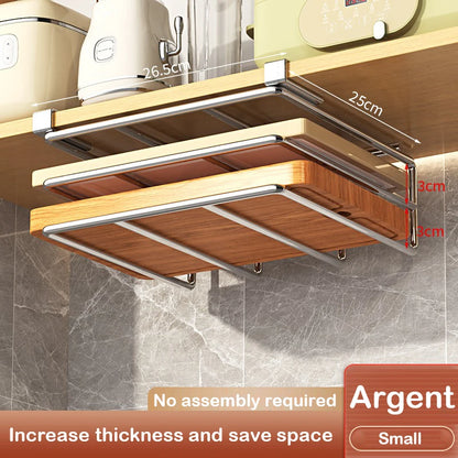 Kitchen Under Cabinet Basket Storage Shelf
