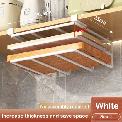 Kitchen Under Cabinet Basket Storage Shelf