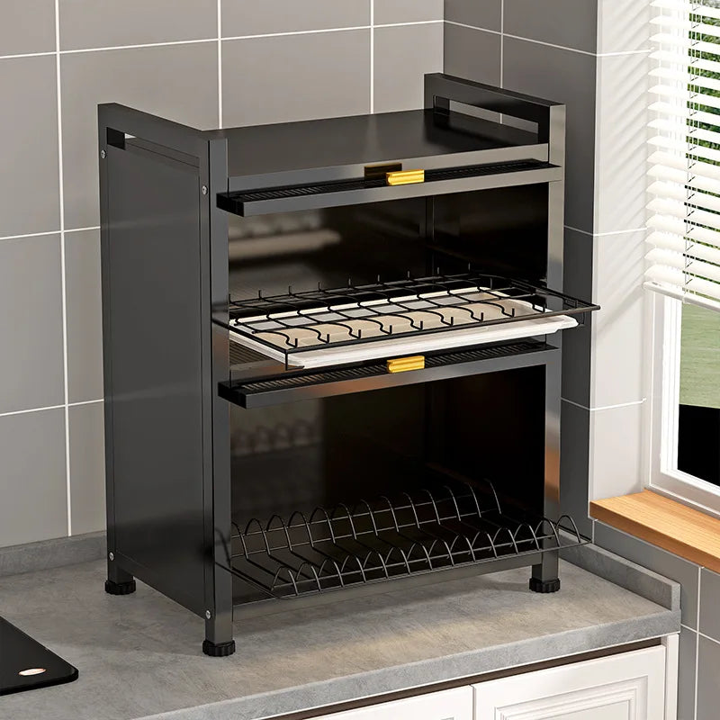 Kitchen cupboard storage box with door