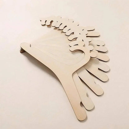 5/10/20/50pcs Baby Clothes Wooden Hangers for Tiny Dream Collection