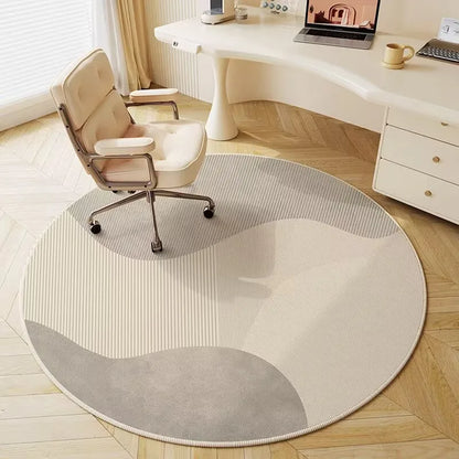 Ins Play Area Round Rugs Non-Slip Circle Classroom Rug Game Floor Mat for Bedroom Living Room Office Entryway Home Decor
