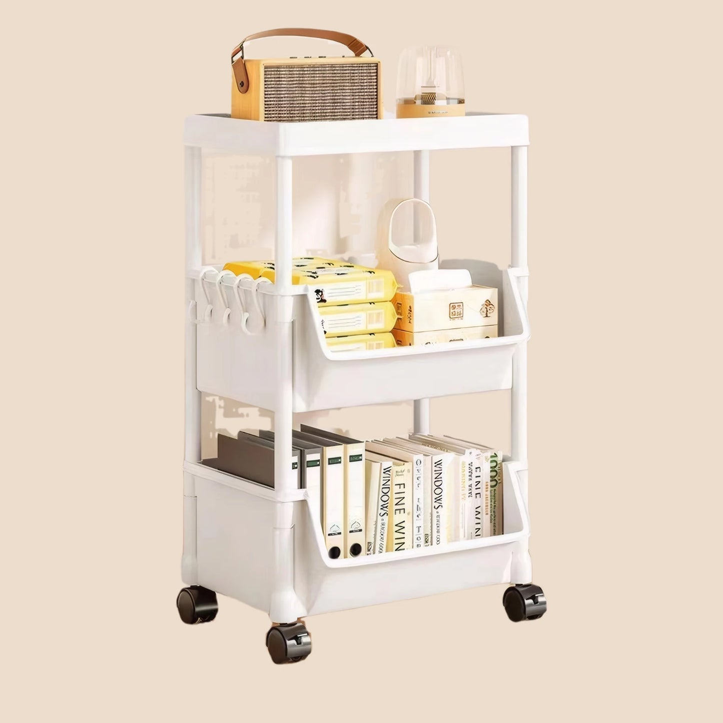 8 Different Type Shelving with Wheels