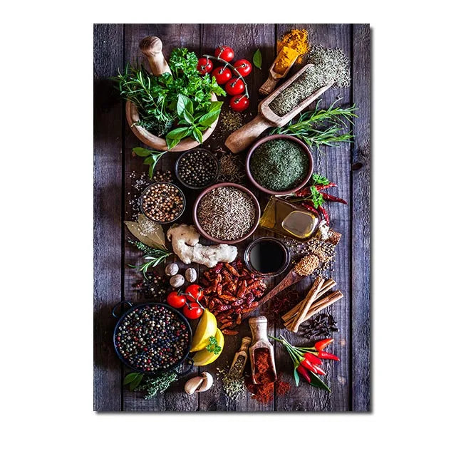 Kitchen Wall Art- Herbs and Spices