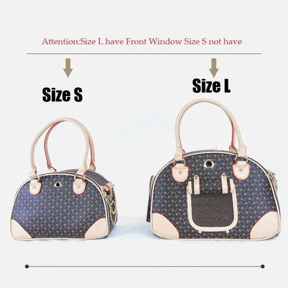 Luxury Pet Transportation Tote Bags For Small Dogs