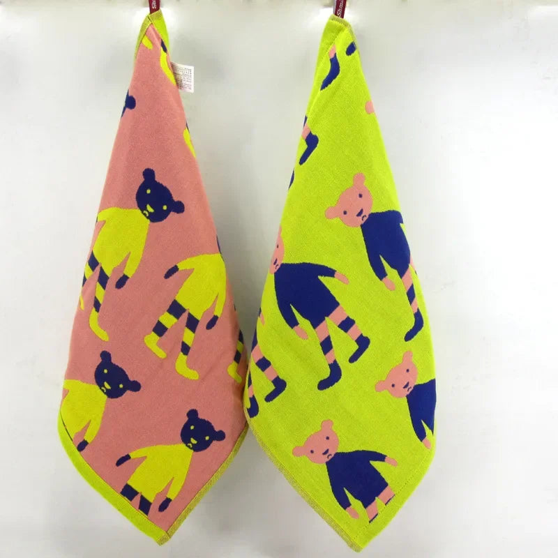 Small Cartoon Towels Perfect for Babies and Children