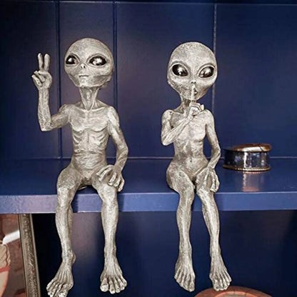 Outdoor Space Alien Statues