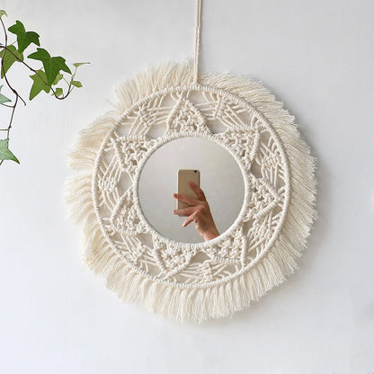 Macrame Mirror Wall Decorations