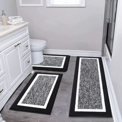 Washable Microfiber Bathroom Rugs