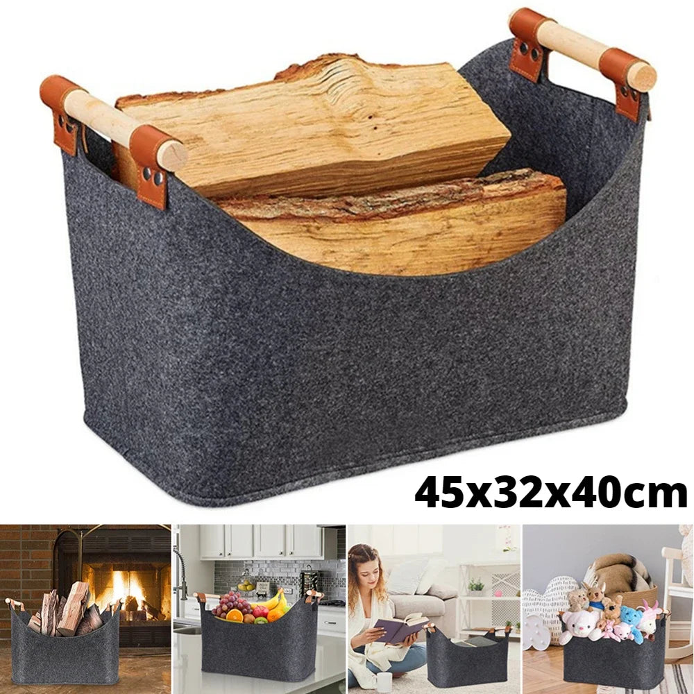 Large Felt Basket
