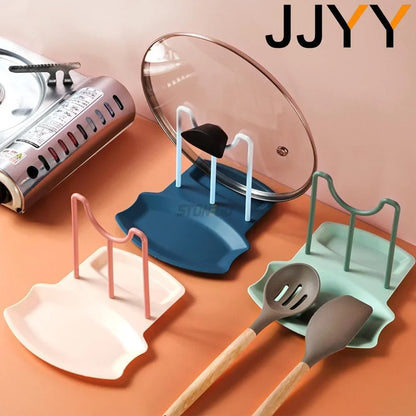 Kitchen Organizer Spatula & Lid Rack