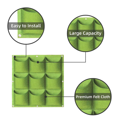 Felt Vertical Wall Planter