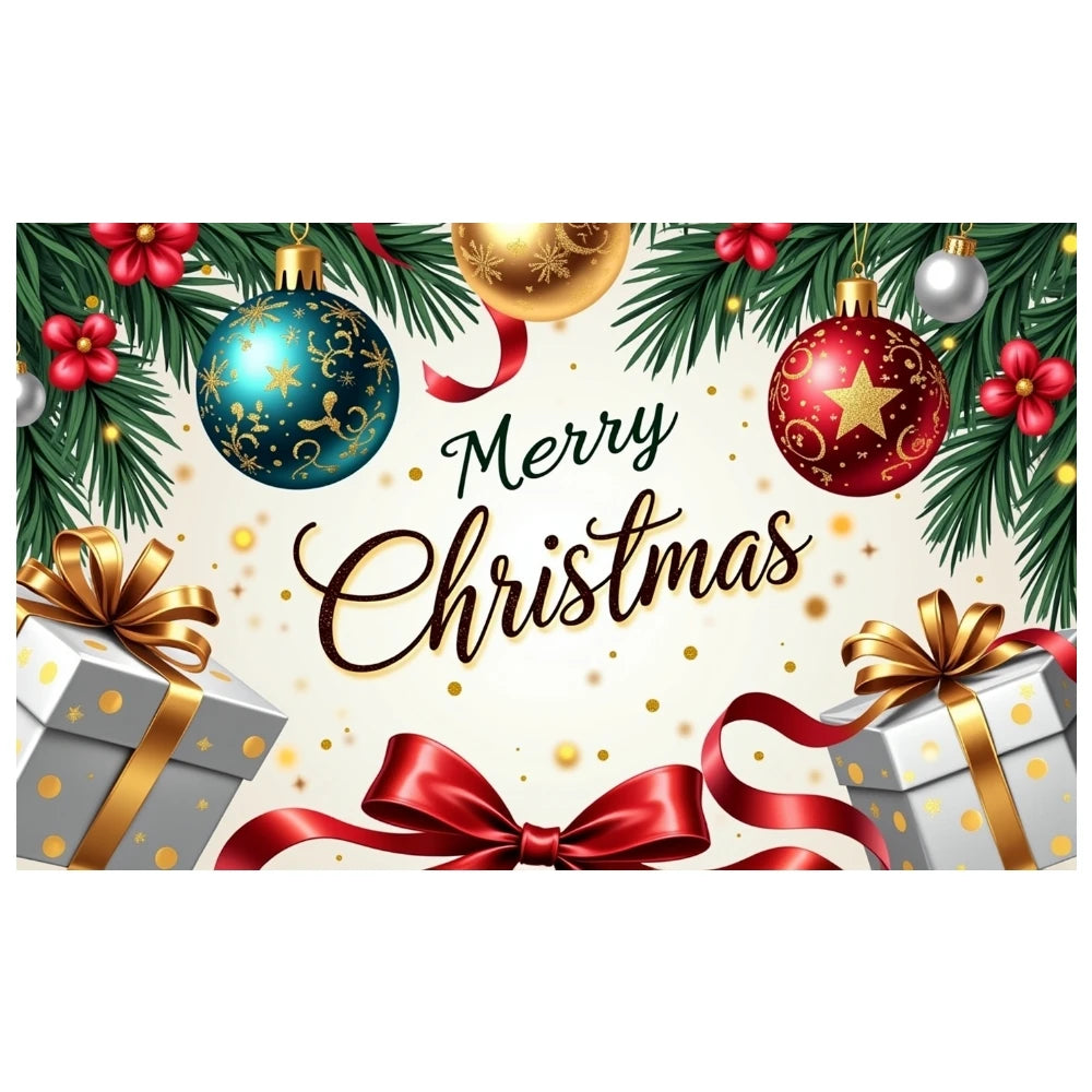 Christmas Decor Door Cover