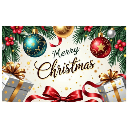 Christmas Decor Door Cover