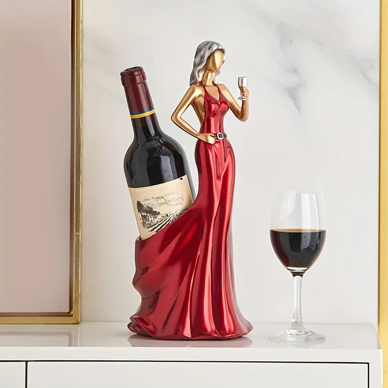 Red Wine Rack Home Decoration