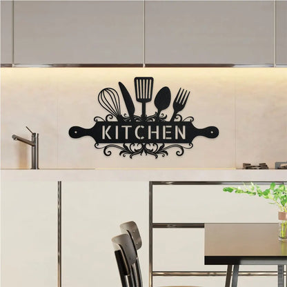 Kitchen Metal Decor