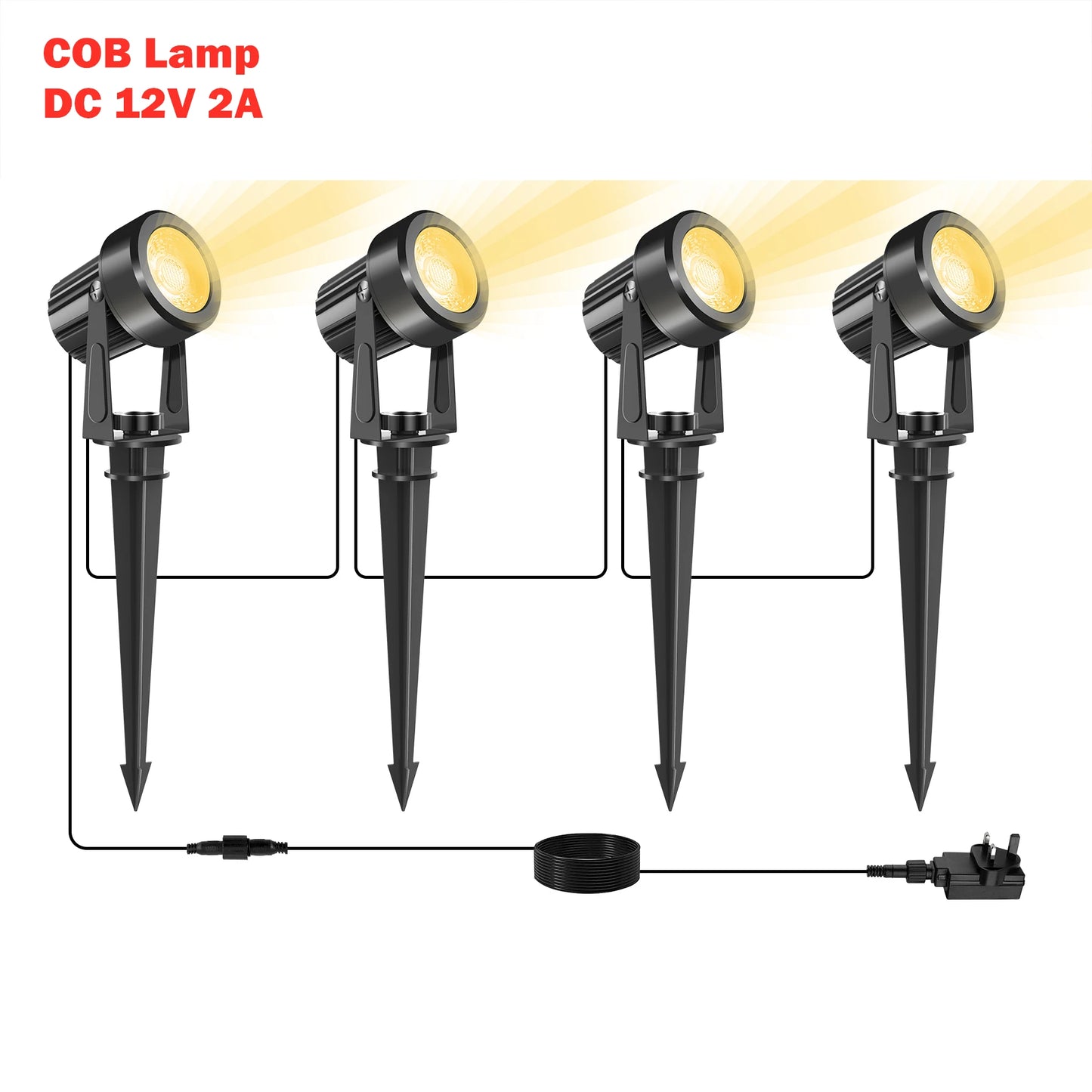 2/4/6/8/10 Landscape Lighting