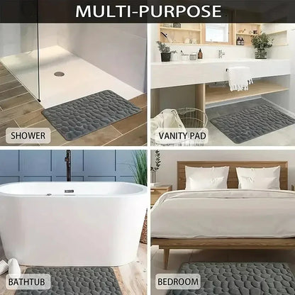 Pebble Design foot mat for Bathrooms