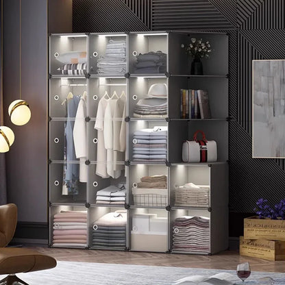 Space Saving Modular Closet Small Shelves