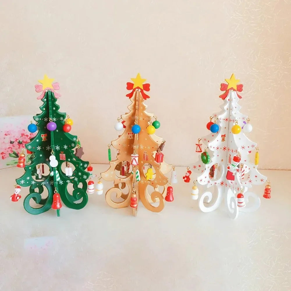 Creative Wooden Christmas Tree Ornament
