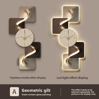 Modern Geometrical Wall Clock