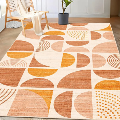 Indoor/Outdoor Boho Washable Area Rugs