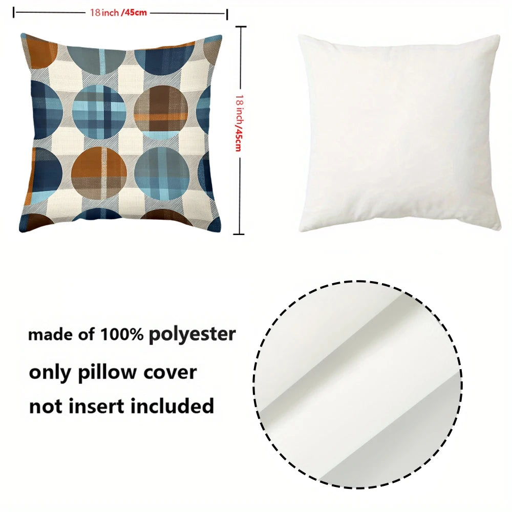 Modern Patterned Throw Pillow Covers