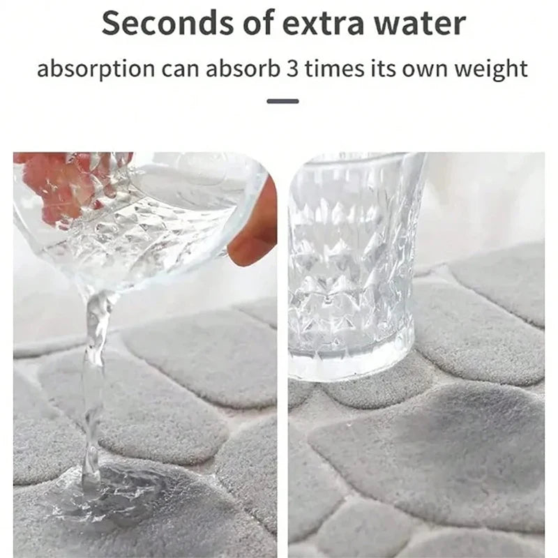 Pebble Design foot mat for Bathrooms