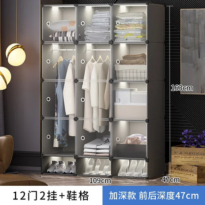 Space Saving Modular Closet Small Shelves