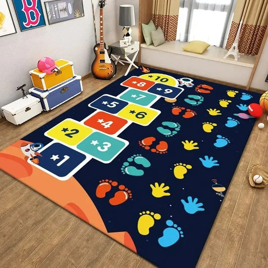 Cartoon Game Area Rug