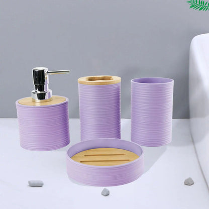 4 Pieces Bathroom Accessories-Soap Dispenser