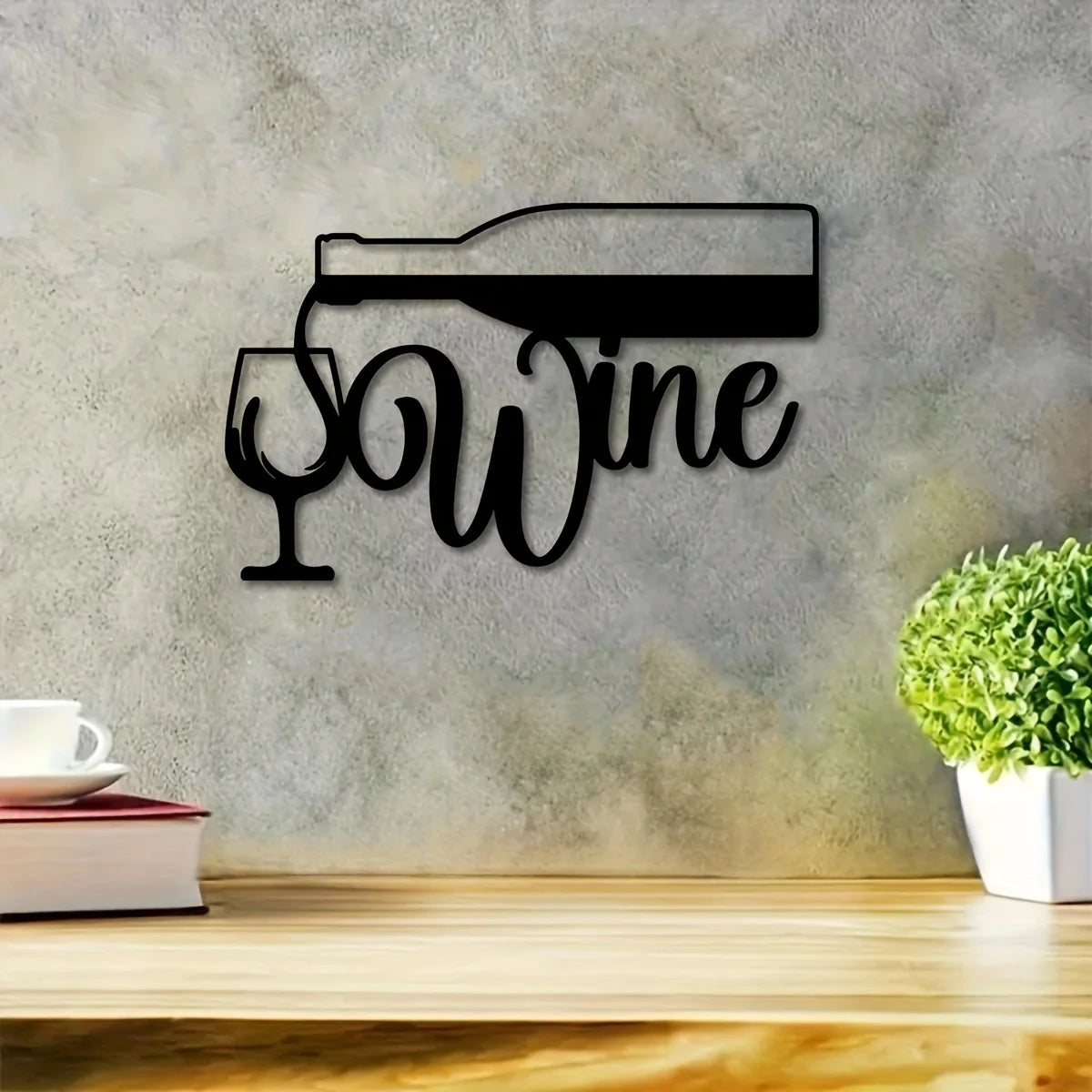 A Wine Glass Wall Art piece