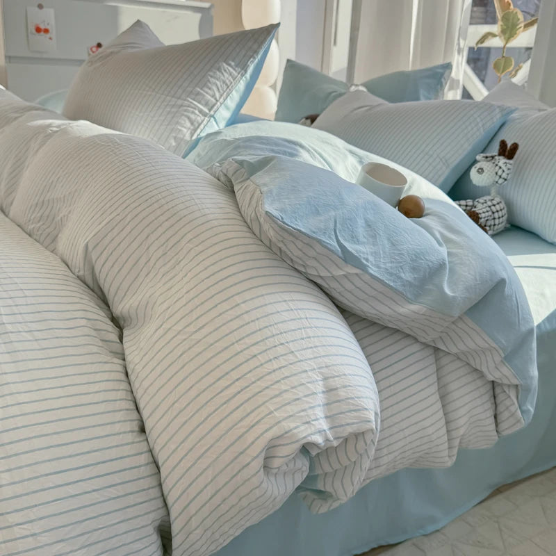 Soft Washed Cotton Bedding Set
