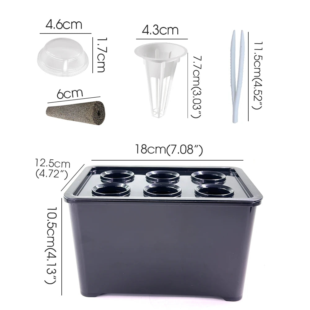 7"x4.7"x4.1" Gardening Nursery Pots