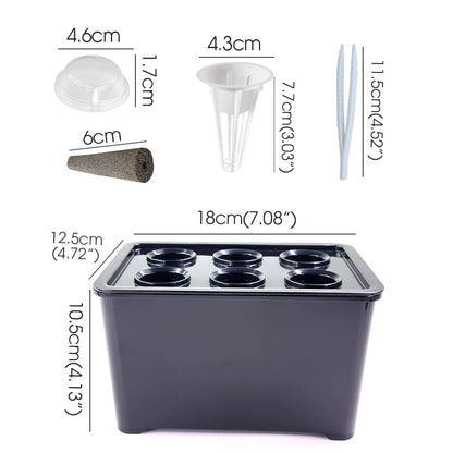 7"x4.7"x4.1" Gardening Nursery Pots