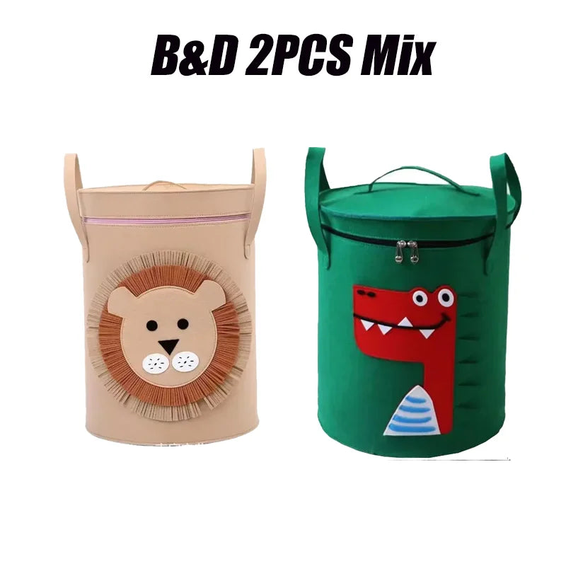 Cartoon Animal Storage Baskets