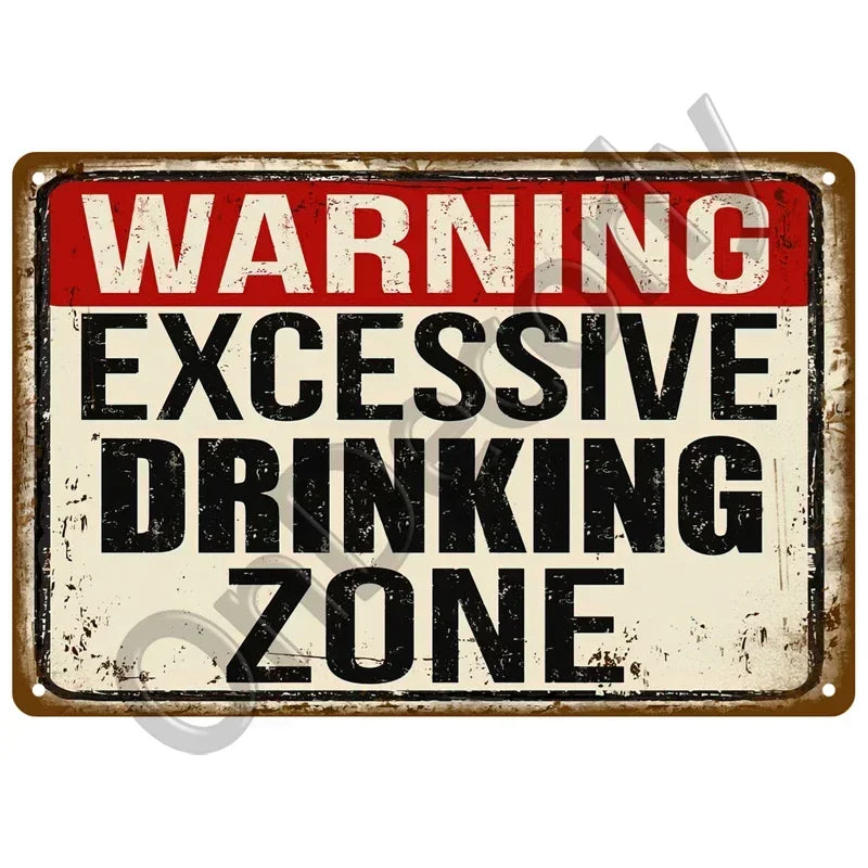 Retro Alcohol Brand Signs