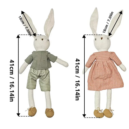 Children's Room Decor Rabbit Dolls in Tiny Dream Collection