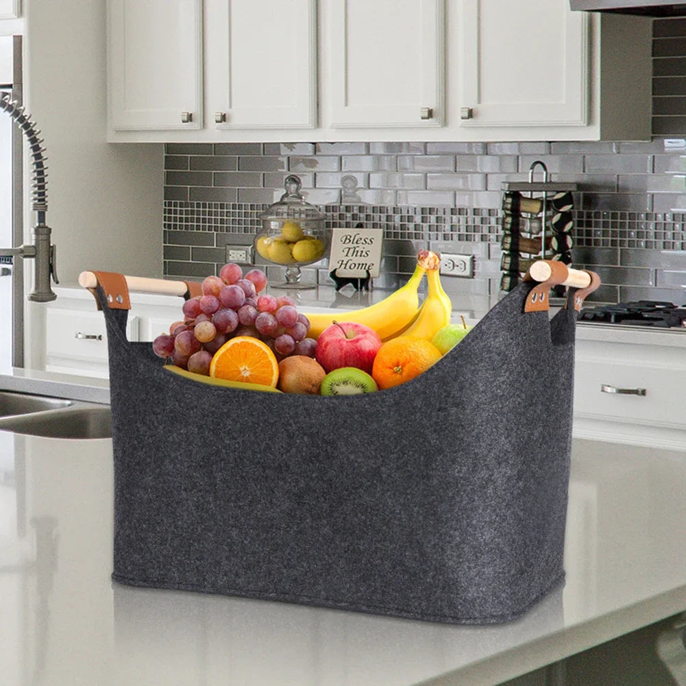 Large Felt Basket