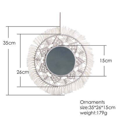 Macrame Mirror Wall Decorations
