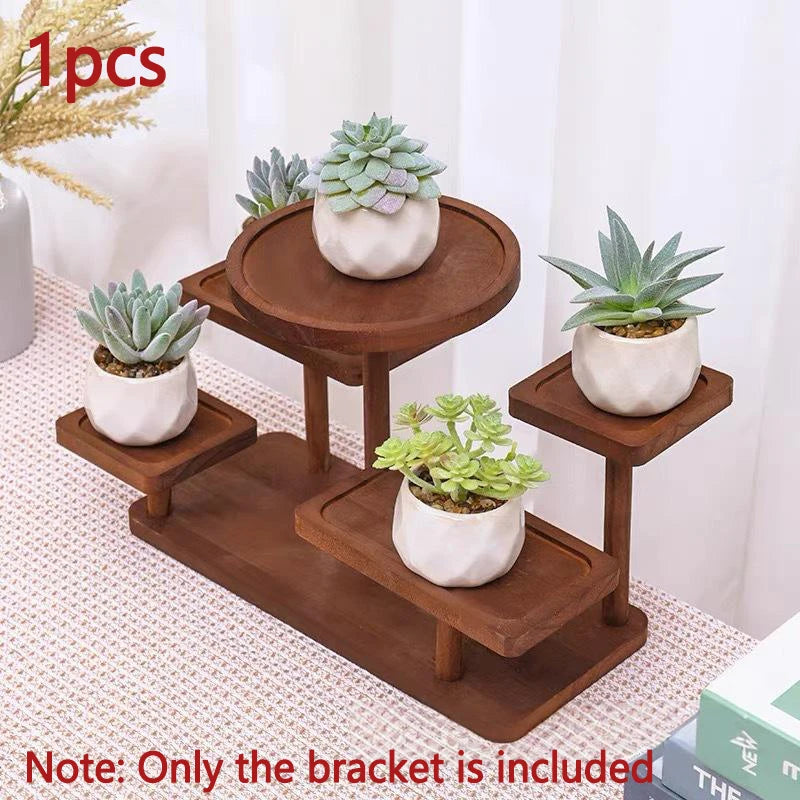 Small Wooden Standing Shelf Great for Jewerly or Small Collections