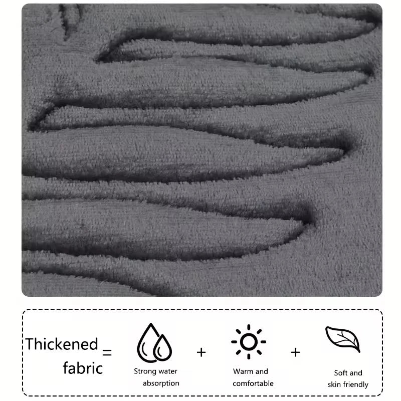 3pcs/set Bathroom Rugs