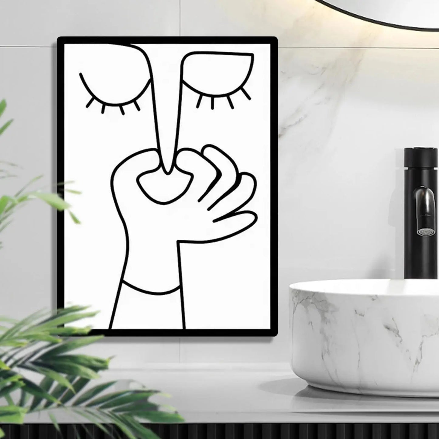 Humorous Toilet Wall Decor