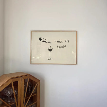 Funny Wine Quote Print