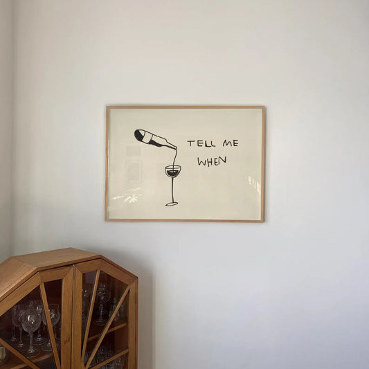 Funny Wine Quote Print