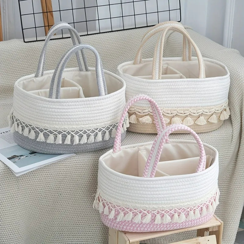 Baby Storage Basket with Divider for Tiny Dream Collection