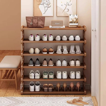 Wooden Shoe Storage Shelves